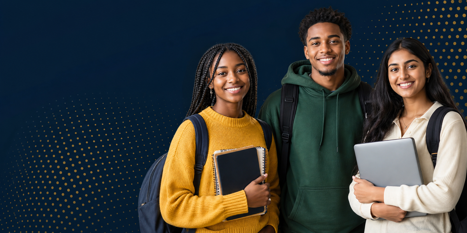 Three students supported by MinorityED